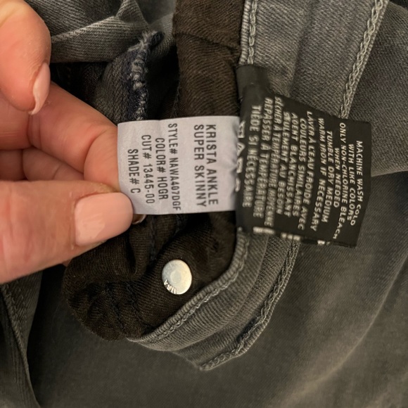 Hudson Jeans Krista Ankle Super Skinny Size: 29 Color: Grey-Super Stylish! - Picture 6 of 6